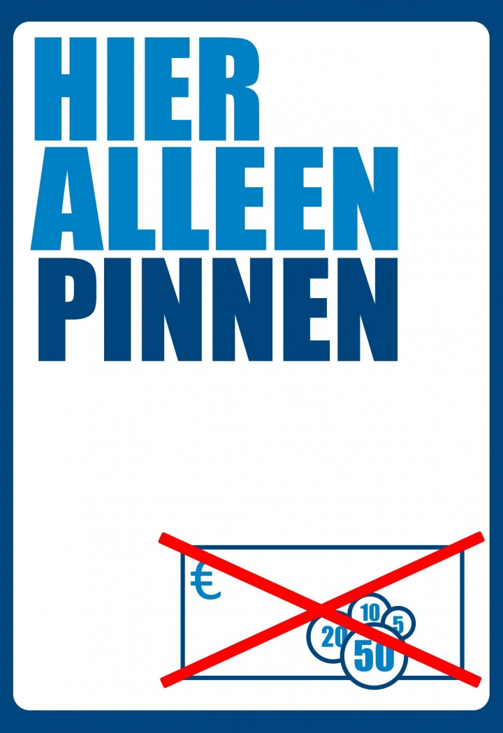 Pin only bij Cinema Middelburg, per 1 april 2019