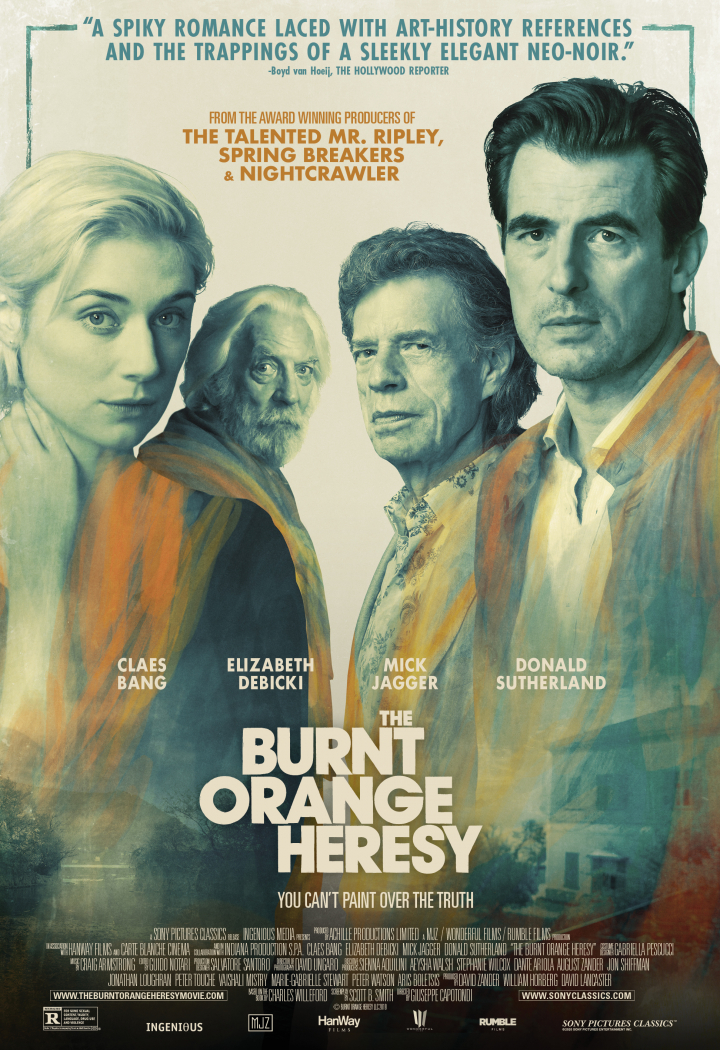 online première vanaf 7 januari: The Burnt Orange Heresy, Picl, Cinema Middelburg, maar dan thuis